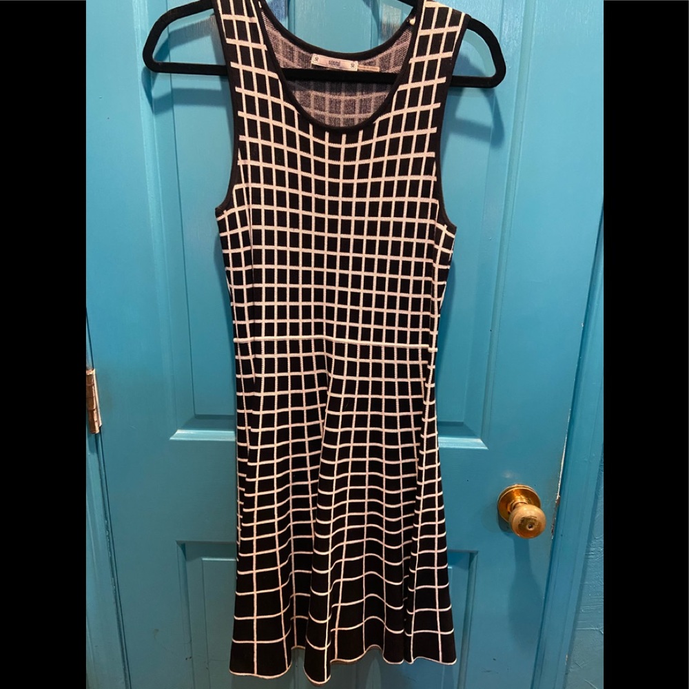 s/i/o/n/i sweater flare dress